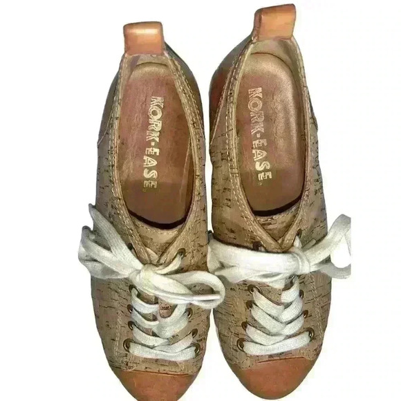 Kork-Ease Minimalist Stylish Women's Silvia Sneaker - Cork Leather, Size 8 - Picture 8 of 9